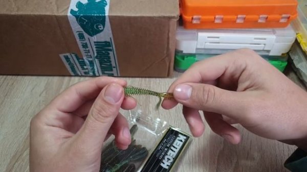 Видеообзор силиконовой приманки Keitech Hog Impact 3 по заказу с Fmagazin