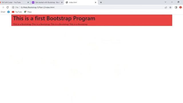 Bootstrap installed | Use of CDN | How to use external file | Bootstrap5| Part-2 смотреть онлайн