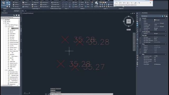 Working with points in Civil 3D 2021 смотреть онлайн