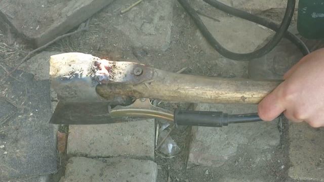 Топор своими руками. Усовершенствование топора привариванием накладки с торца смотреть онлайн