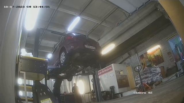 Установка защиты на Nissan Tiida 2012 год. MOTODOR, арт. 71427 смотреть онлайн