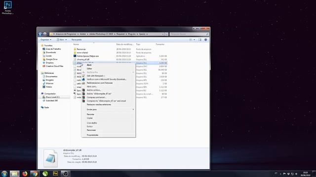 ERRO D3DCOMPILER_47.dll Photoshop CC 2019 RESOLVIDO смотреть онлайн