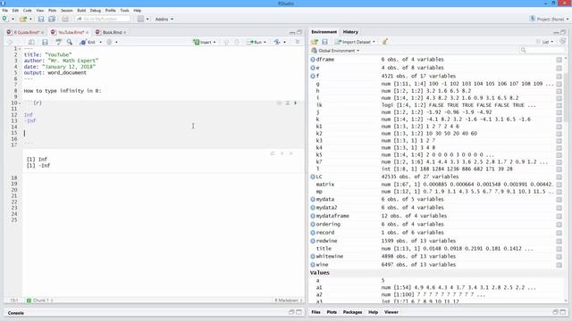 How to Type Infinity in R. [HD] смотреть онлайн
