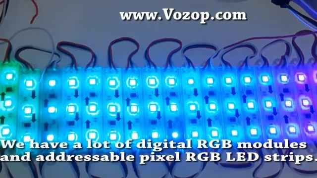 12V WS2811 Digital Addressable LED Modules 3 RGB SMD5050 LEDs смотреть онлайн