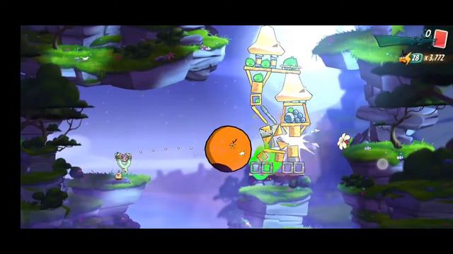 World record - Angry birds 2 Level 14 in 24s 683ms (android) смотреть онлайн