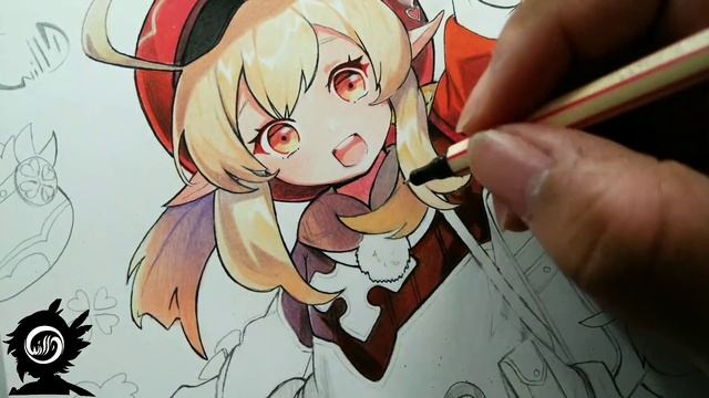 Drawing - Klee ( Genshin Impact ) { 原神 }