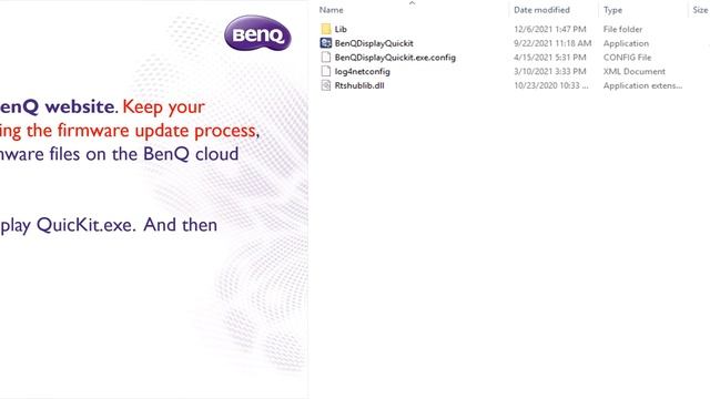 [BenQ FAQ] LCD monitor_How to update firmware with BenQ Display QuicKit ? смотреть онлайн
