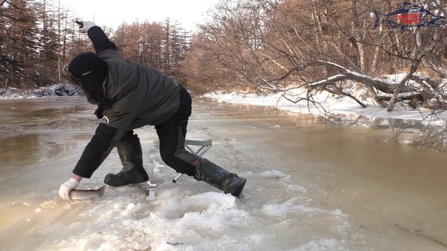 Вот это рыбалка!!! Уехали за Кунджой пробили колесо! смотреть онлайн