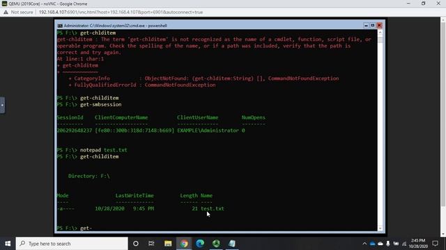 Viewing and managing SMB sessions and open files смотреть онлайн