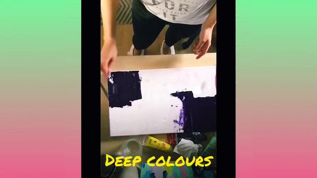 Абстракция Акрилом - Мастер класс для НАЧИНАЮЩИХ - абстрактная живопись акрилом - КАРТИНА ЗА 2 ЧАСА смотреть онлайн