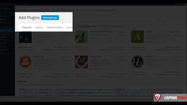 How to install the WordPress forms plugin | CaptainForm for WordPress смотреть онлайн