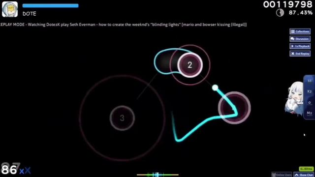 long, thick, smooth cursor trail osu! смотреть онлайн