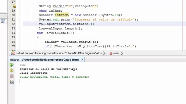 Curso Java Vídeo Tutorial No 4 Parte 1 Ingreso de Valores Por Teclado смотреть онлайн