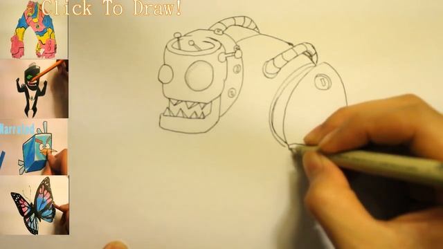 How To Draw Dr . Zomboss Plant Vs Zombie Drawings Part 1 смотреть онлайн