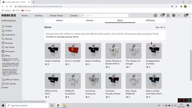 Roblox: I ReUploaded Old Roblox Shirts :DD