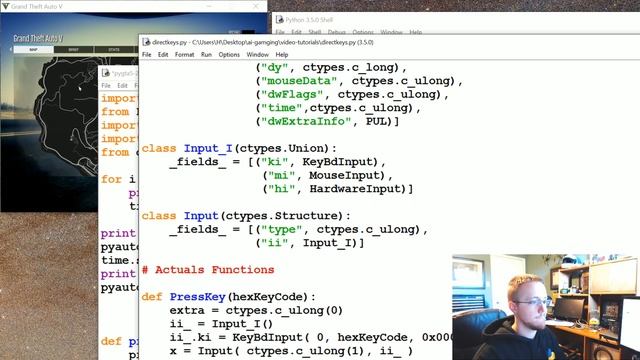 Direct Input - Python plays Grand Theft Auto 5 p.3 смотреть онлайн