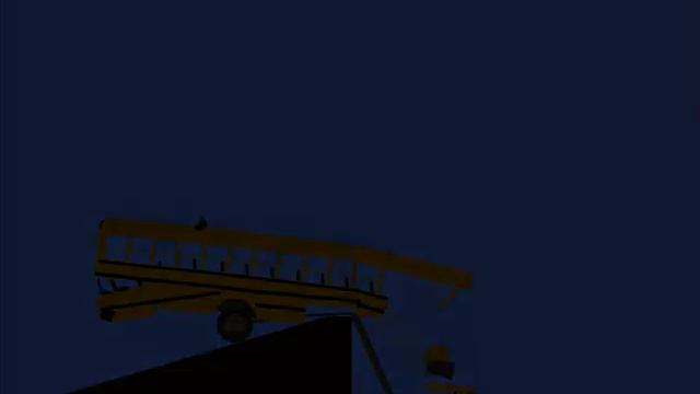 Algodoo / Phun: School Bus Crashes смотреть онлайн