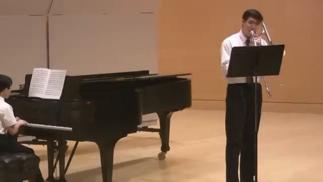 Sonata No. 1, I & II, John Ernest Galliard - Trombone Solo with Piano смотреть онлайн