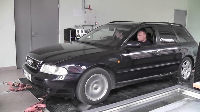 Audi A4 1.8T Dyno. 136,4kw@337,6Nm смотреть онлайн