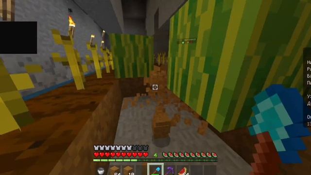 СДЕЛАЛ ФЕРМУ *ПОЛУ АВТОМАТИЧЕСКОЮ АРБУЗОВ* на АНАРХИИ в Майнкрафт PE 1.20 смотреть онлайн