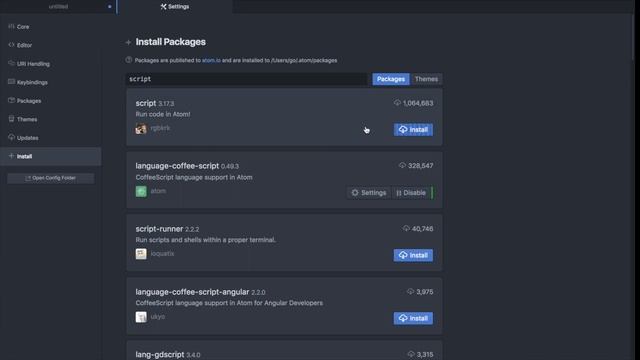 How to run JavaScript in Atom смотреть онлайн