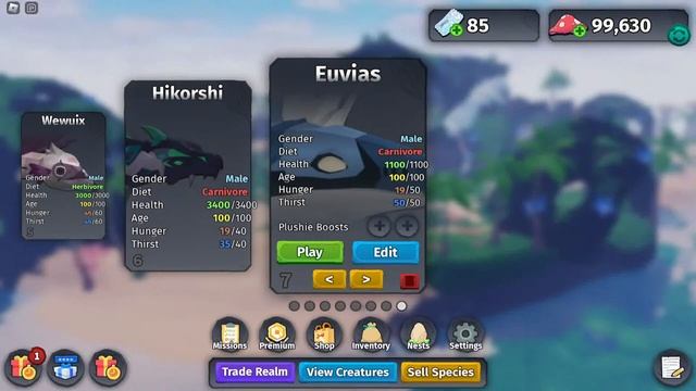 REQUEST TO PLAYTEST YOUR FAVORITE CREATURES! (Recode Playtesting) | Creatures of Sonaria ROBLOX смотреть онлайн