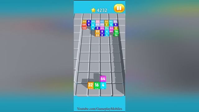 Chaine Cube Merge Tetris 2048 - Gameplay Walkthrough смотреть онлайн