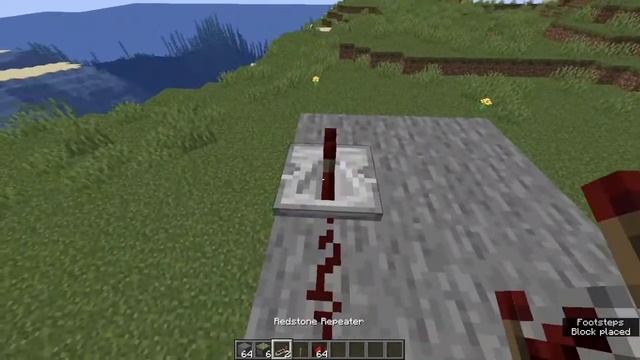Minecraft - Simple 2x2 Redstone Flush Piston Door смотреть онлайн