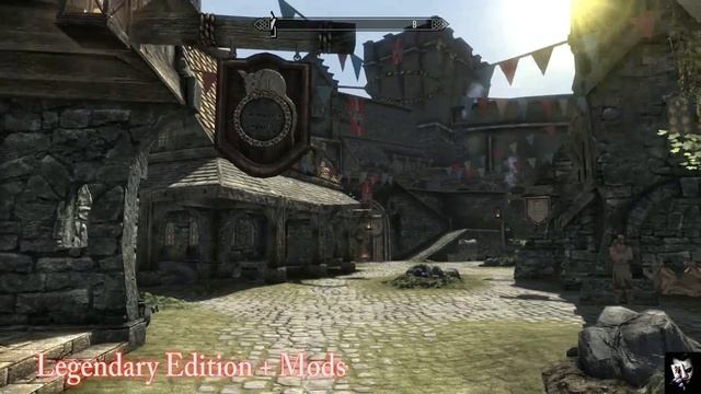 Сравнение Skyrim Special Edition и Skyrim Legendary Edition c модами. смотреть онлайн