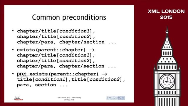 John Lumley - Improving Pattern Matching Performance in XSLT - XML London 2015 смотреть онлайн