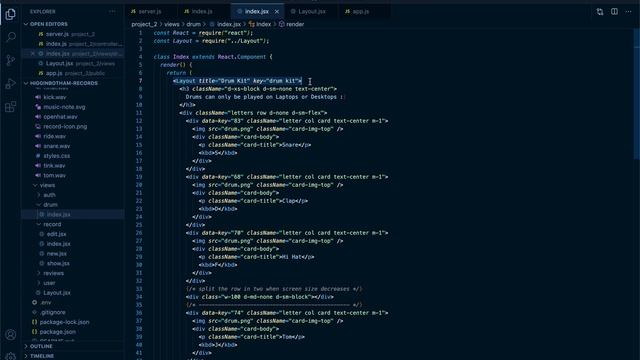 JavaScript Keyboard Drum Kit смотреть онлайн