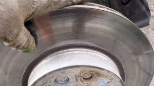 Замена тормозного диска Touareg