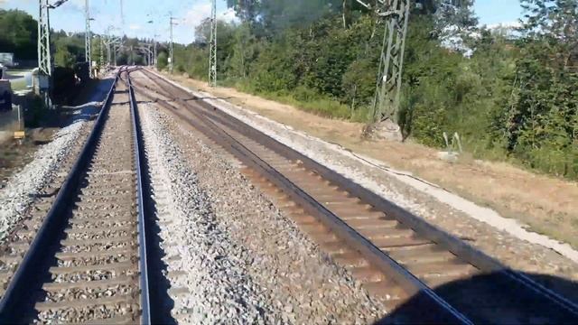 Mitfahrt Von Freilassing Nach Übersee Chiemgau ÖBB Railjet Reise Berge Führerstand Salzburg Alpen D