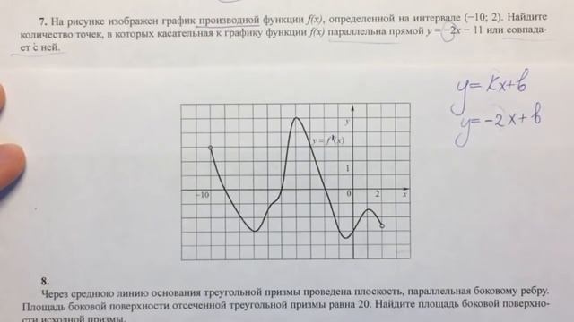 ЕГЭ математика 7 (производная)#5? смотреть онлайн