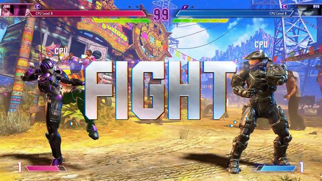 Spartan Juri VS John-117 Master Chief HALO 4K MOD Street Fighter 6 Extreme AI JP Seiyuu VA смотреть онлайн