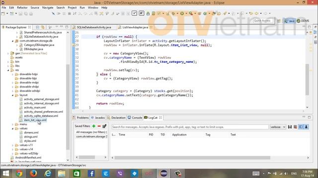 Lập trình Android nâng cao - 4 4 5 SQLite Database смотреть онлайн