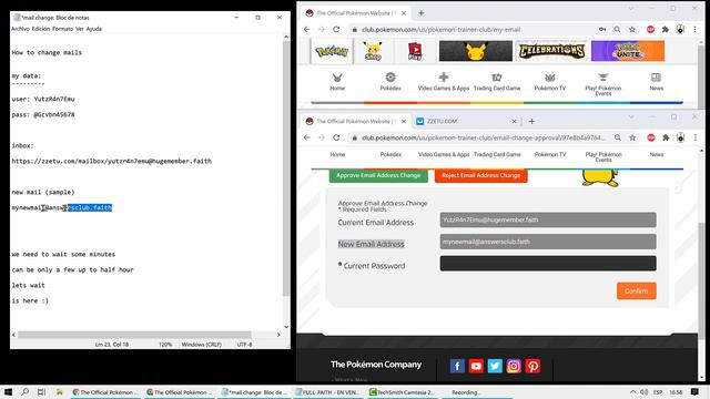 Mail change Pokemon Trainer Club - How to change mails смотреть онлайн