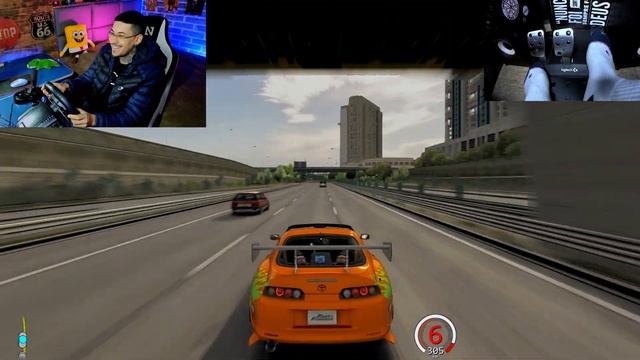 1216HP TOYOTA SUPRA PAUL WALKER - Assetto Corsa | Logitech G29 + Pedal Cam Gameplay смотреть онлайн