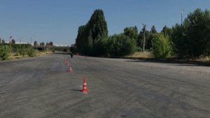 Ускорение и торможение в повороте. Практический урок на мотоцикле. Мотошкола Онлайн