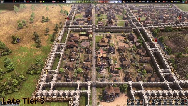 Farthest Frontier Crusaders Cross City layout. : From Tier 1-4 смотреть онлайн