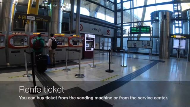 Where to get train at Madrid airport to Madrid Chamartin Station смотреть онлайн
