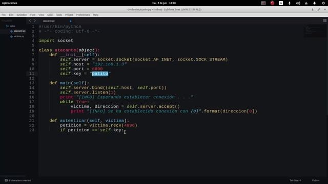 COMO CREAR UNA BACKDOOR | HACKING CON PYTHON | CAP 1 | PARTE 1 смотреть онлайн
