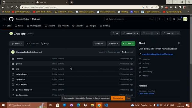 front end react chat app. смотреть онлайн