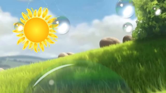 Детский футаж-фон - Полянка смотреть онлайн