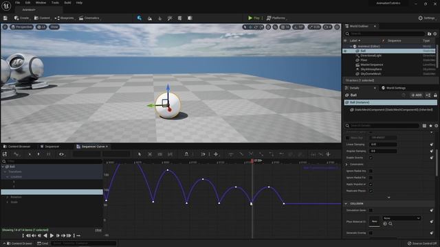 5-2.The Unreal masterclass Bouncing Ball Animation смотреть онлайн