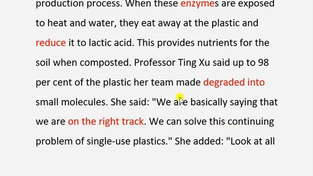 Breaking News English 6. seviye İngilizce haber çevirisi | Biodegradable Plastic (Upper Int.) смотреть онлайн