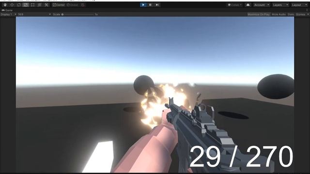 КАК СДЕЛАТЬ ОРУЖИЕ В UNITY3D! #8 смотреть онлайн