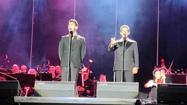 My Video From First Row: La Donna è Mobile, Igna & Piero, Il Volo, Sofia, 14 July 2022.