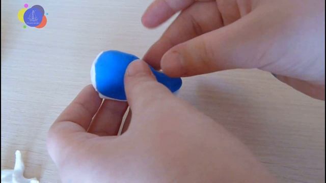 Как слепить из воздушного пластилина нерпу Кору из мультфильма Умка? #какслепитьгероевсериалаумка смотреть онлайн
