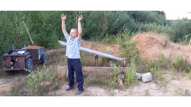 Мотоблок "Пионер" на базе КПП ЗАЗ. Съездил в карьер, испытал способы подъёма в гору. 26. смотреть онлайн